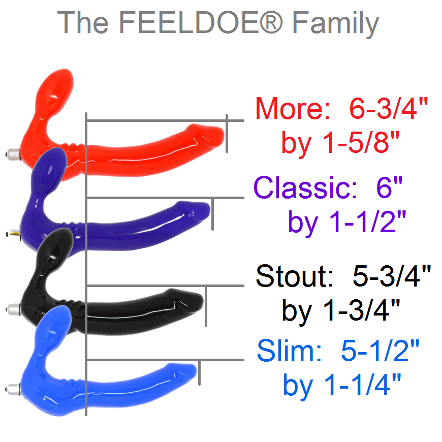 The Feeldoe® Family Photo for size comparisons