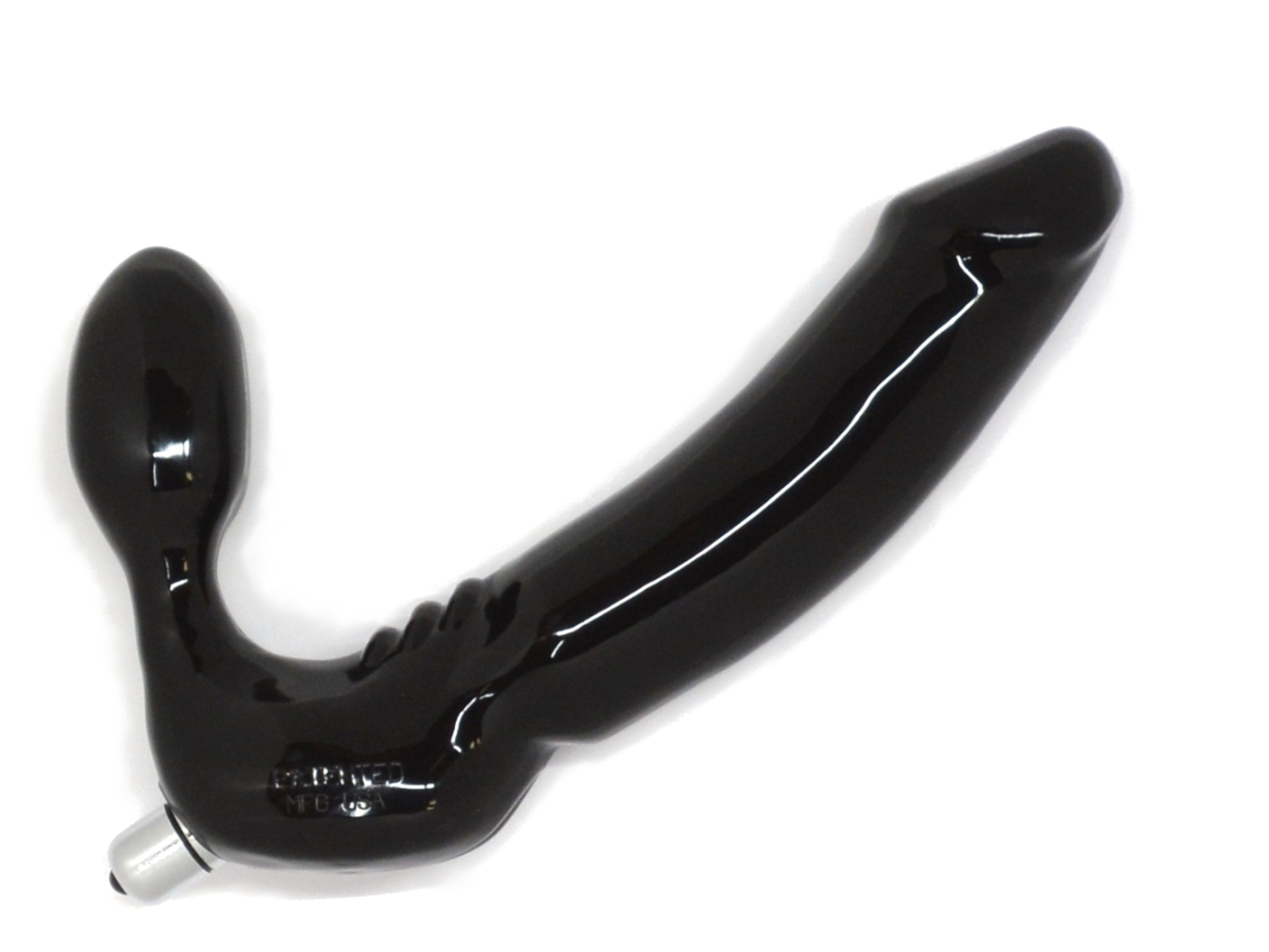Feeldoe Stout in black with Vibrator.
